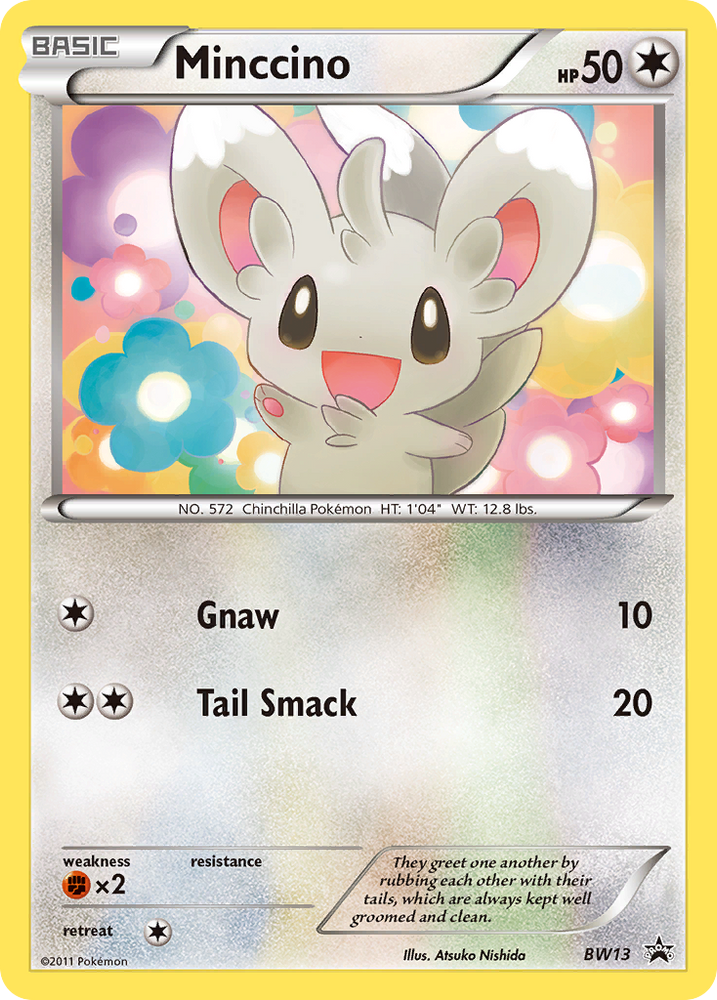 Minccino (BW13) (Cracked Ice Holo) [Black & White: Black Star Promos] Pokémon
