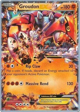 Groudon EX (85/160) (Primal Groudon - Alejandro Ng-Guzman) [World Championships 2015] Pokémon