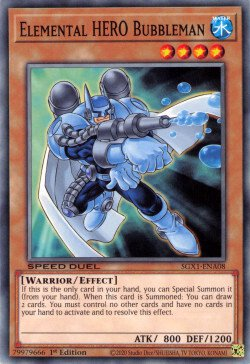 Elemental HERO Bubbleman [SGX1-ENA08] Common Yu-Gi-Oh!