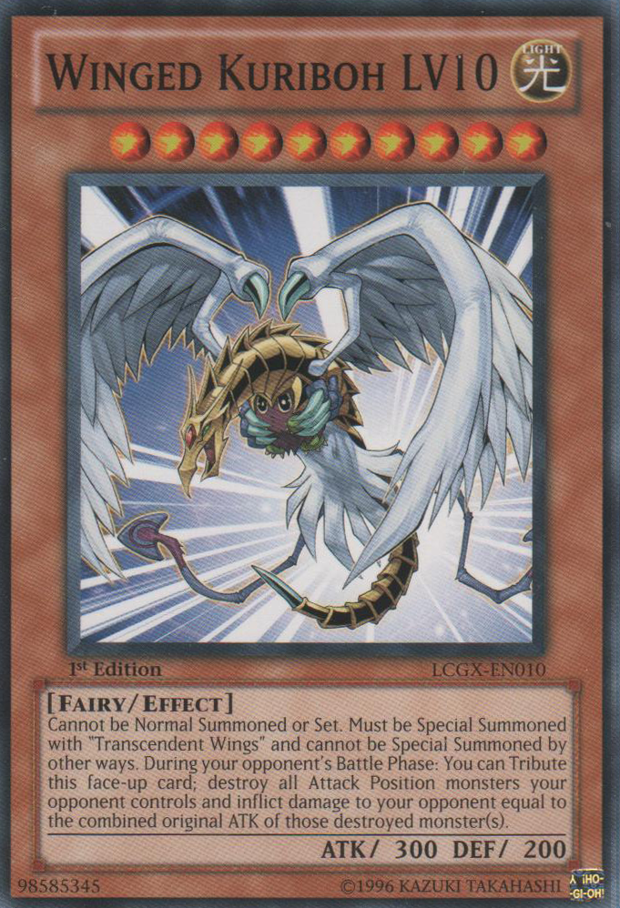 Winged Kuriboh LV10 [LCGX-EN010] Common Yu-Gi-Oh!