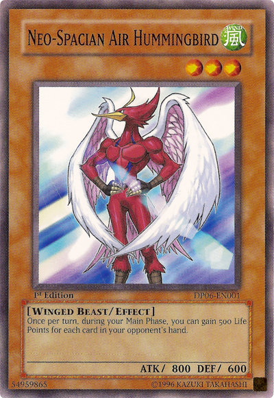 Neo-Spacian Air Hummingbird [DP06-EN001] Common Yu-Gi-Oh!