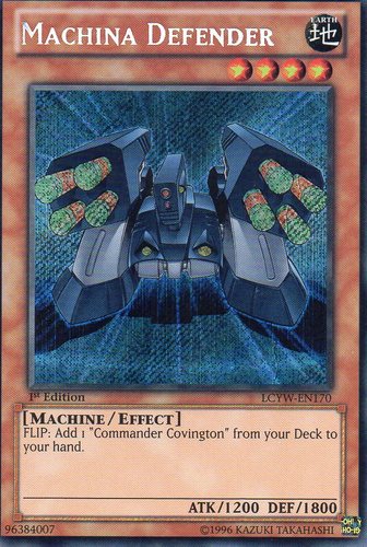 Machina Defender [LCYW-EN170] Secret Rare Yu-Gi-Oh!