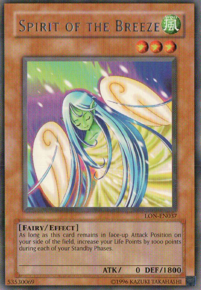 Spirit of the Breeze [LON-EN037] Rare Yu-Gi-Oh!