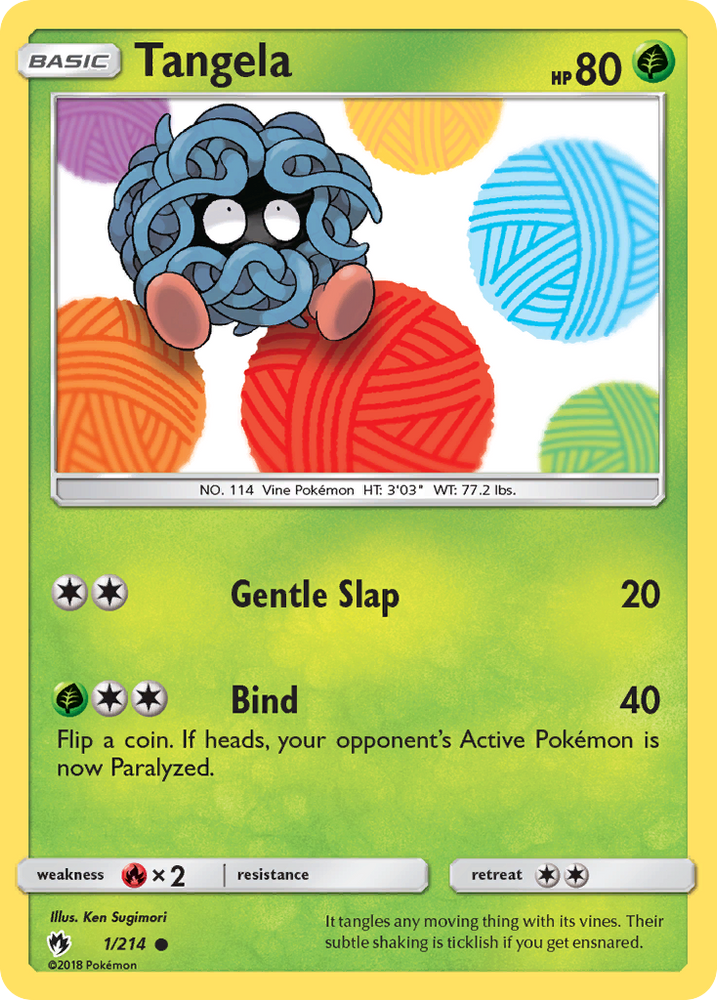 Tangela (1/214) [Sun & Moon: Lost Thunder] Pokémon