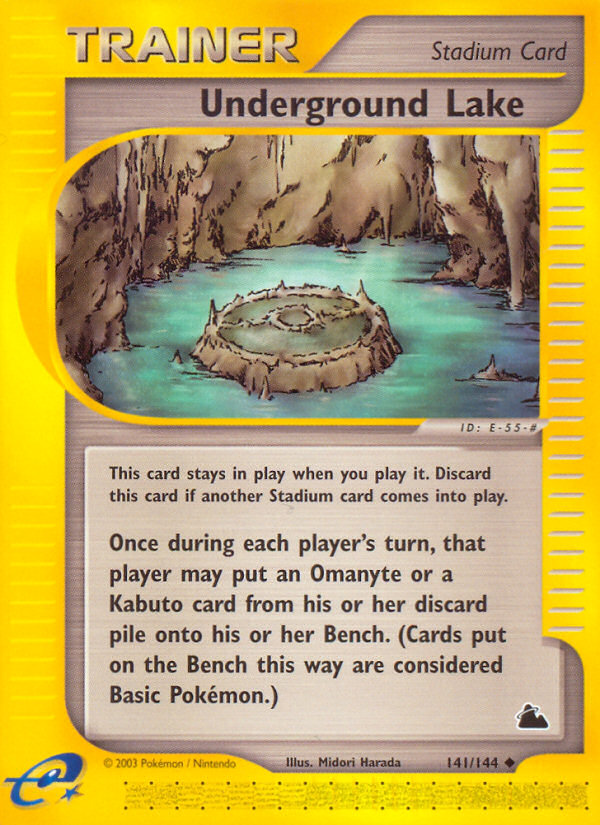 Underground Lake (141/144) [Skyridge] Pokémon