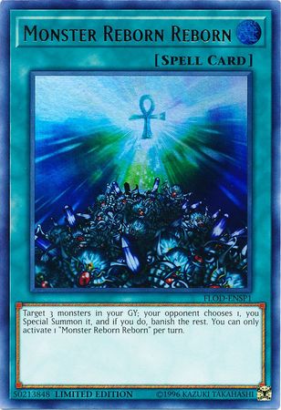 Monster Reborn Reborn [FLOD-ENSP1] Ultra Rare Yu-Gi-Oh!