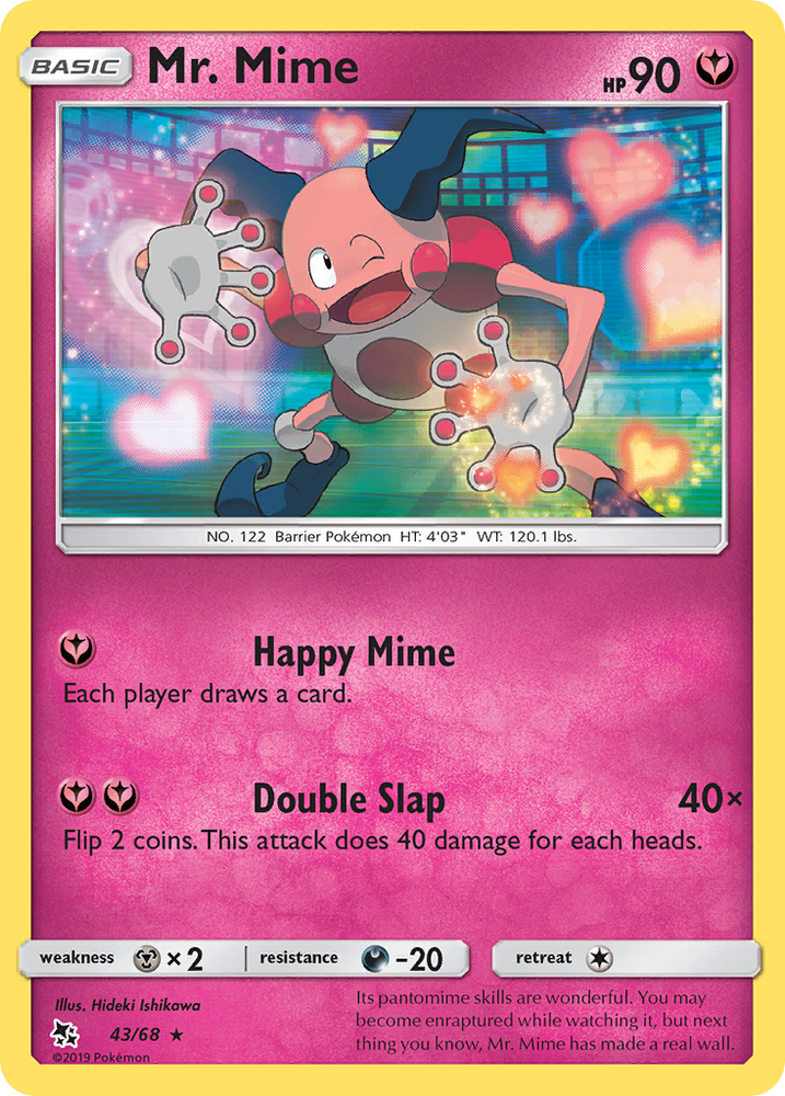 Mr. Mime (43/68) [Sun & Moon: Hidden Fates] Pokémon
