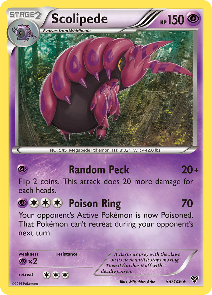 Scolipede (53/146) [XY: Base Set] Pokémon