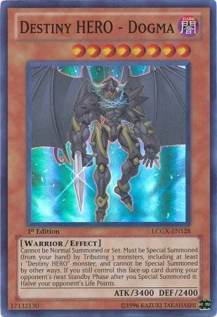 Destiny HERO - Dogma [LCGX-EN128] Super Rare Yu-Gi-Oh!