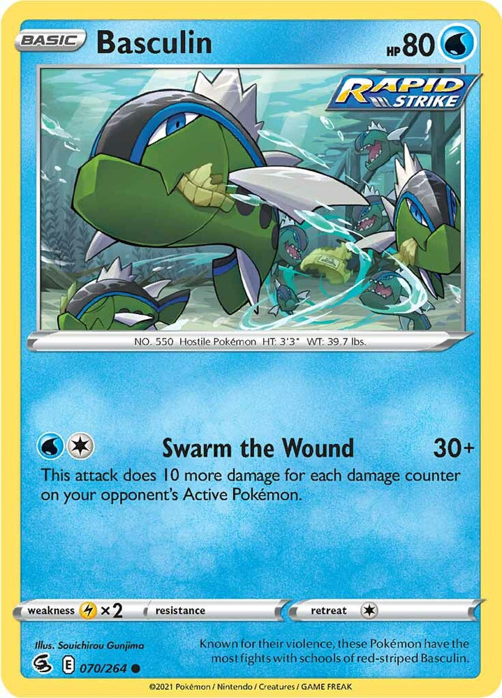 Basculin (070/264) [Sword & Shield: Fusion Strike] Pokémon