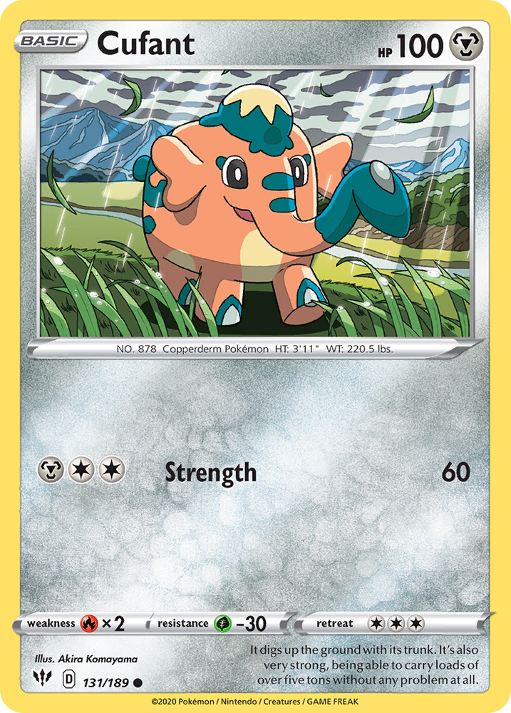 Cufant (131/189) [Sword & Shield: Darkness Ablaze] Pokémon