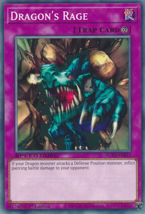 Dragon's Rage [SGX3-ENB17] Common Yu-Gi-Oh!