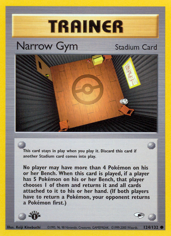Narrow Gym (124/132) [Gym Heroes 1st Edition] Pokémon