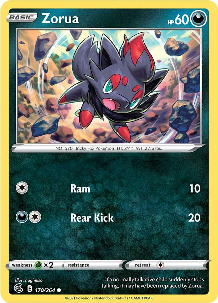 Zorua (170/264) [Sword & Shield: Fusion Strike] Pokémon