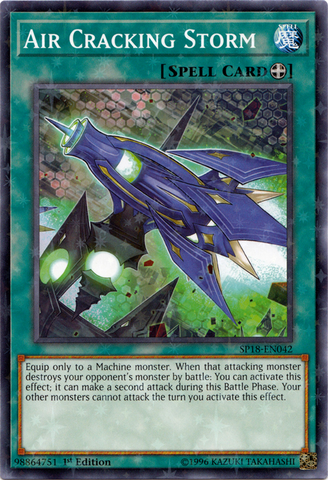 Air Cracking Storm [SP18-EN042] Starfoil Rare Yu-Gi-Oh!