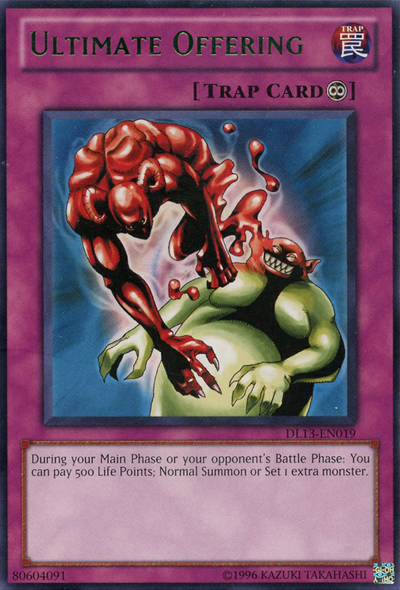 Ultimate Offering (Green) [DL13-EN019] Rare Yu-Gi-Oh!