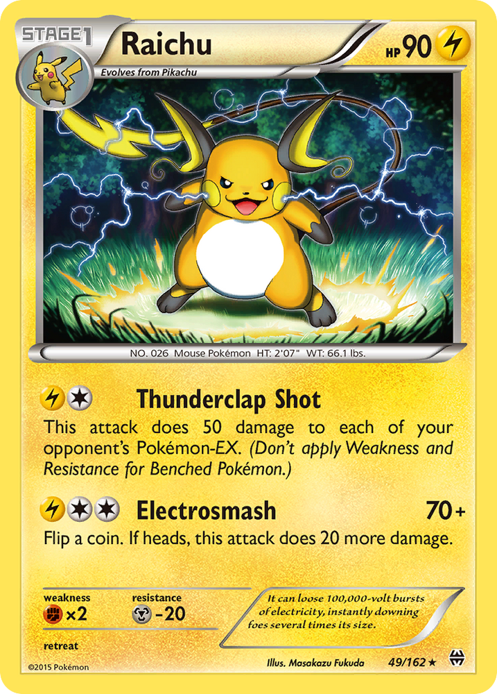 Raichu (49/162) [XY: BREAKthrough] Pokémon