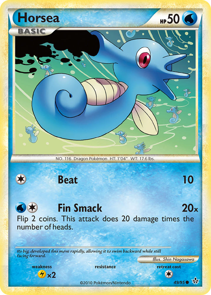 Horsea (49/95) [HeartGold & SoulSilver: Unleashed] Pokémon