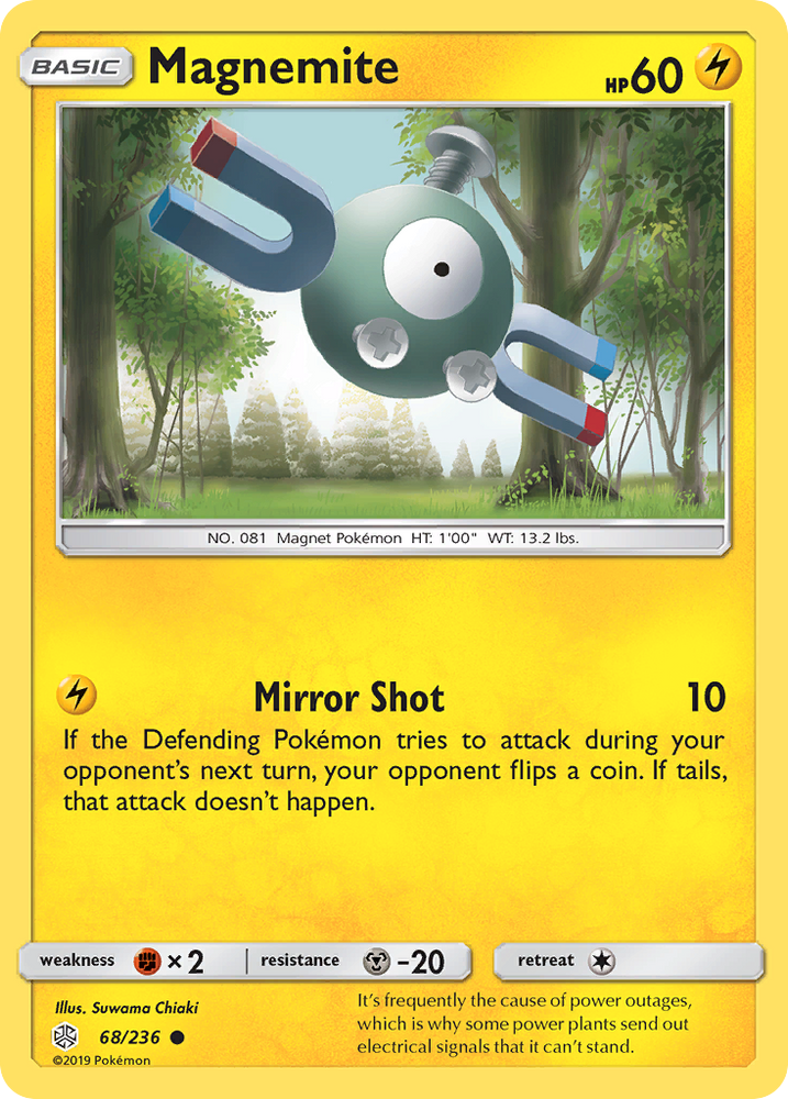 Magnemite (68/236) [Sun & Moon: Cosmic Eclipse] Pokémon