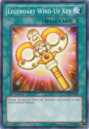 Legendary Wind-Up Key [GENF-EN053] Common Yu-Gi-Oh!