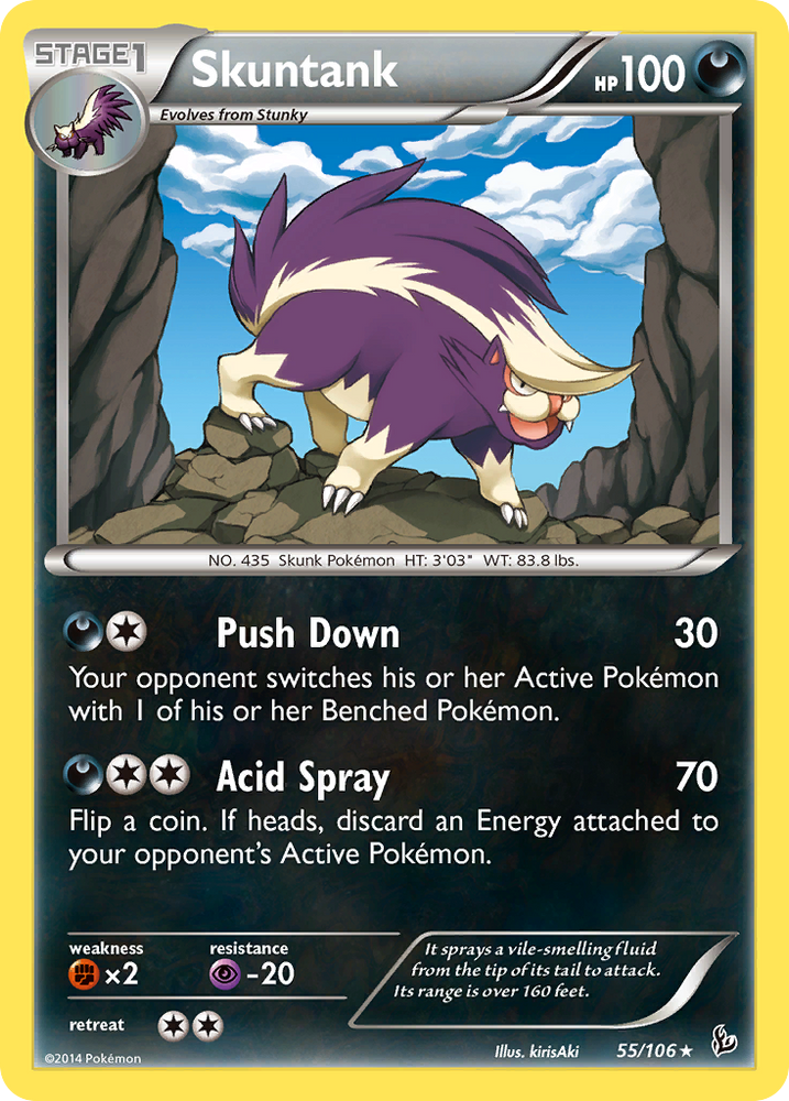 Skuntank (55/106) [XY: Flashfire] Pokémon