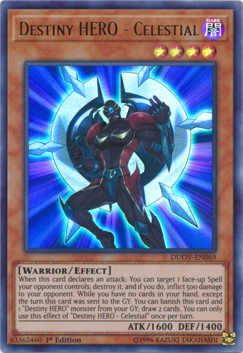 Destiny HERO - Celestial [DUOV-EN069] Ultra Rare Yu-Gi-Oh!