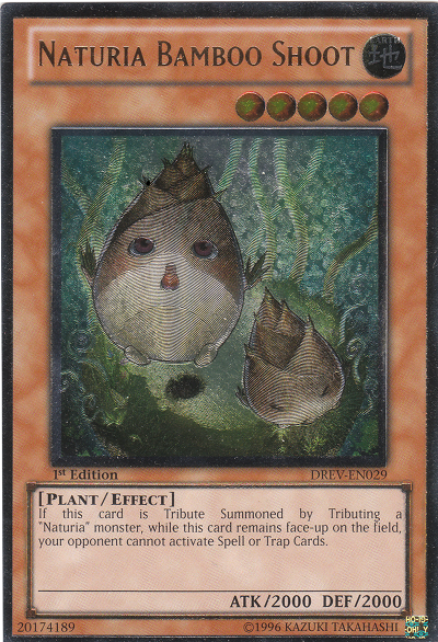Naturia Bamboo Shoot [DREV-EN029] Ultimate Rare Yu-Gi-Oh!
