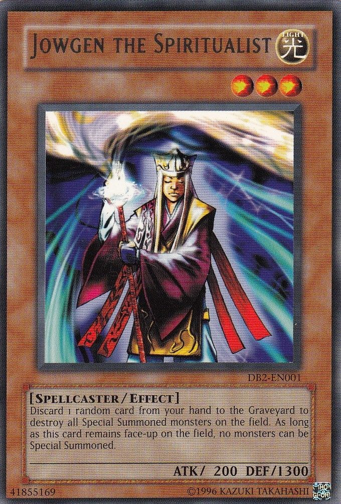 Jowgen the Spiritualist [DB2-EN001] Rare Yu-Gi-Oh!
