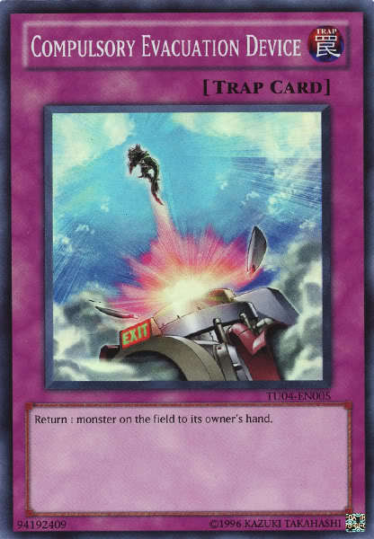 Compulsory Evacuation Device [TU04-EN005] Super Rare Yu-Gi-Oh!