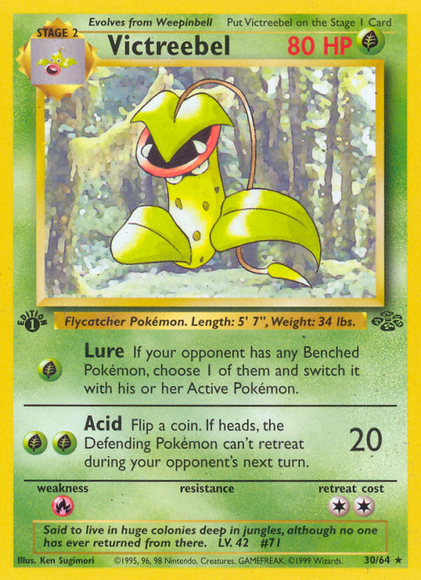 Victreebel (30/64) [Jungle 1st Edition] Pokémon