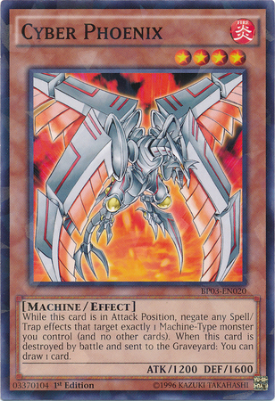 Cyber Phoenix [BP03-EN020] Shatterfoil Rare Yu-Gi-Oh!