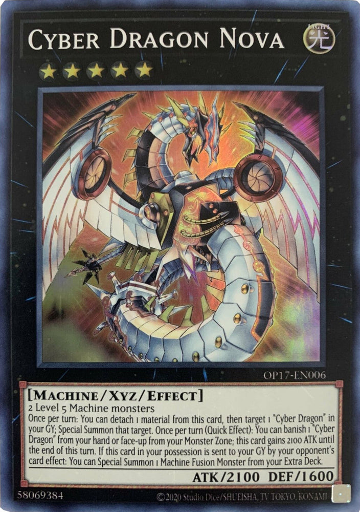 Cyber Dragon Nova [OP17-EN006] Super Rare Yu-Gi-Oh!