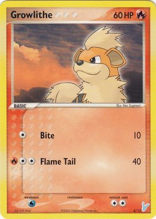 Growlithe (4/12) [EX: Trainer Kit 2 - Minun] Pokémon
