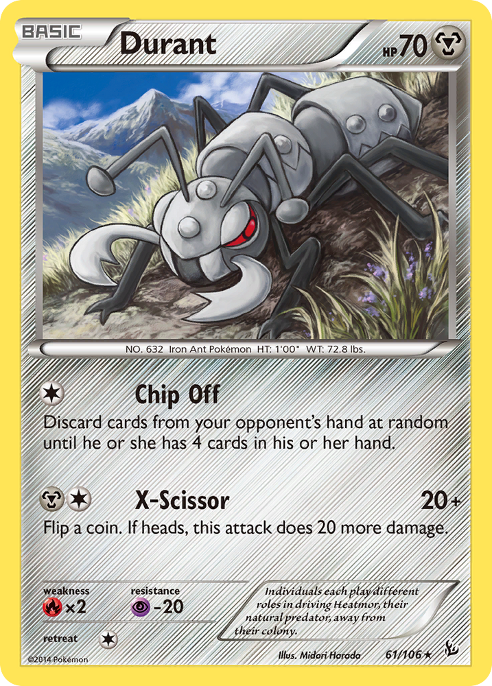 Durant (61/106) [XY: Flashfire] Pokémon