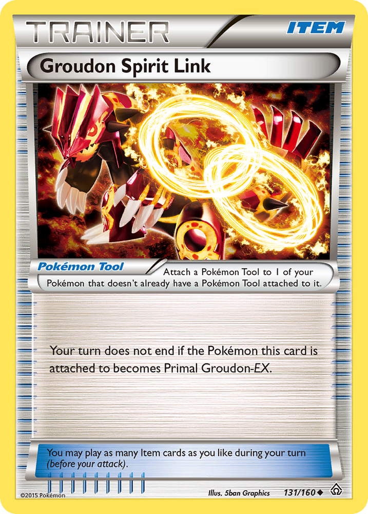 Groudon Spirit Link (131/160) [XY: Primal Clash] Pokémon