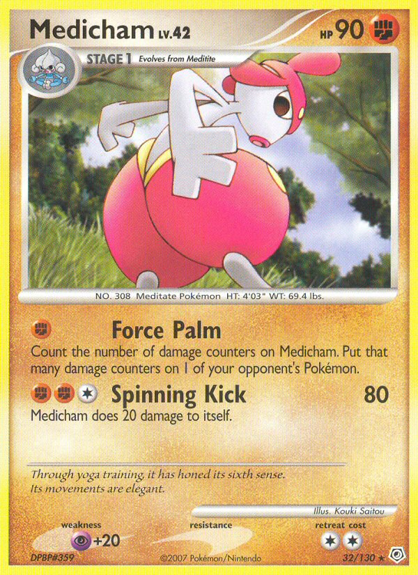 Medicham (32/130) [Diamond & Pearl: Base Set] Pokémon
