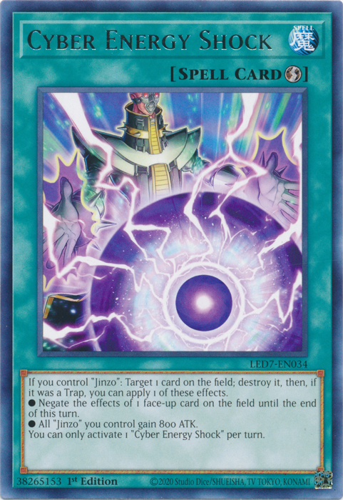 Cyber Energy Shock [LED7-EN034] Rare Yu-Gi-Oh!