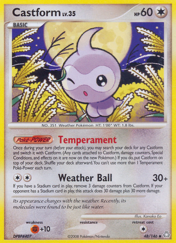 Castform (48/146) [Diamond & Pearl: Legends Awakened] Pokémon
