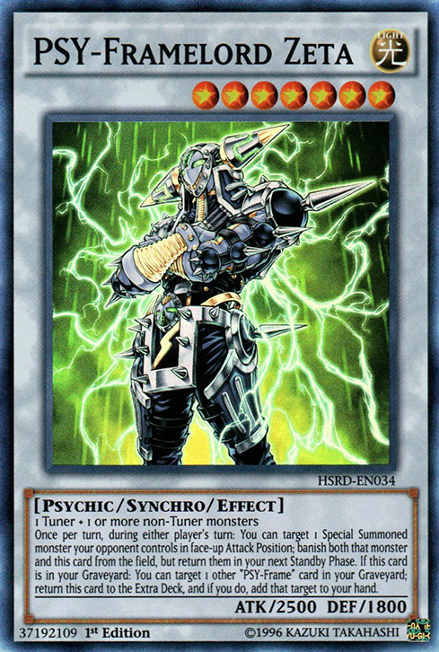 PSY-Framelord Zeta [HSRD-EN034] Super Rare Yu-Gi-Oh!