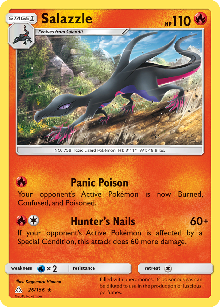 Salazzle (26/156) [Sun & Moon: Ultra Prism] Pokémon