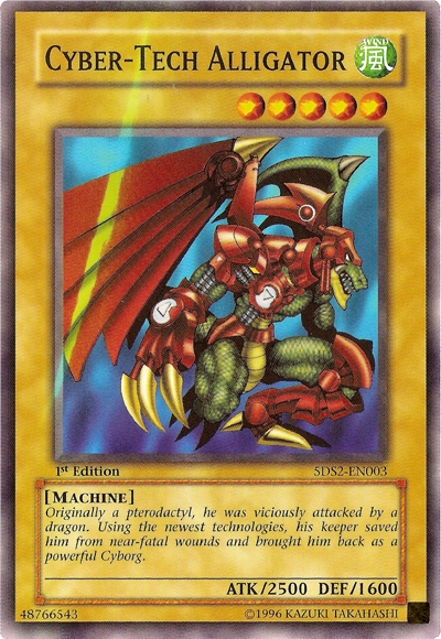 Cyber-Tech Alligator [5DS2-EN003] Common Yu-Gi-Oh!