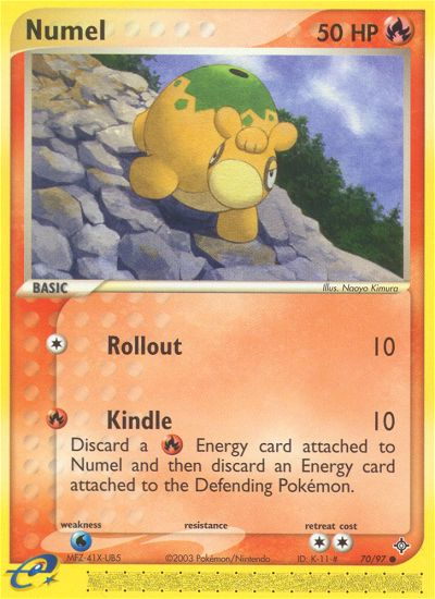 Numel (70/97) [EX: Dragon] Pokémon
