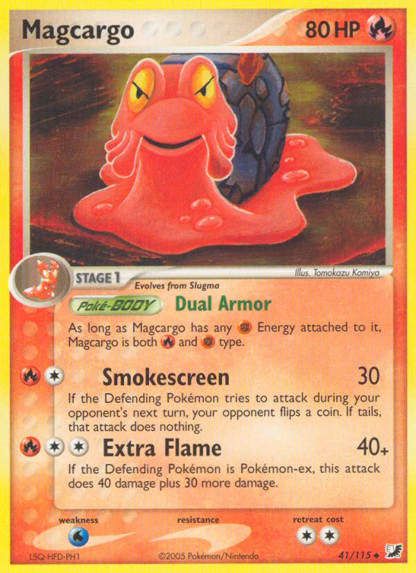 Magcargo (41/115) [EX: Unseen Forces] Pokémon