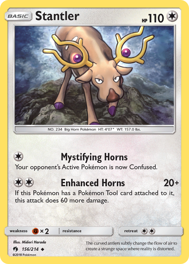 Stantler (156/214) [Sun & Moon: Lost Thunder] Pokémon