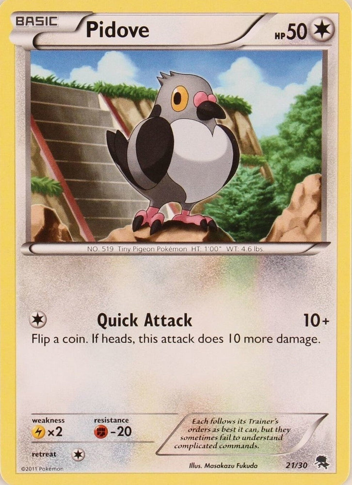 Pidove (21/30) [Black & White: Trainer Kit - Zoroark] Pokémon