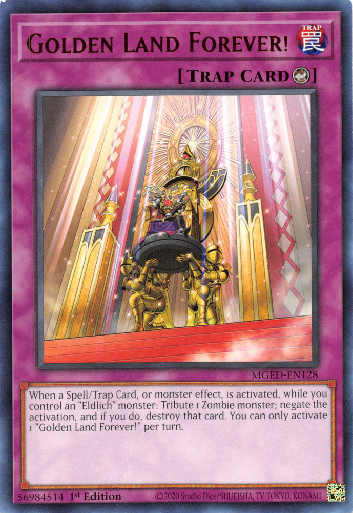 Golden Land Forever! [MGED-EN128] Rare Yu-Gi-Oh!