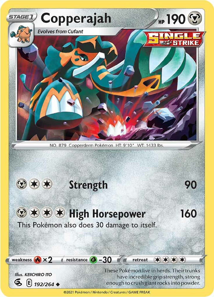 Copperajah (192/264) [Sword & Shield: Fusion Strike] Pokémon