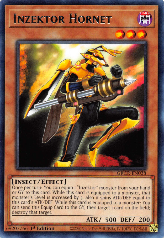 Inzektor Hornet [GRCR-EN038] Rare Yu-Gi-Oh!