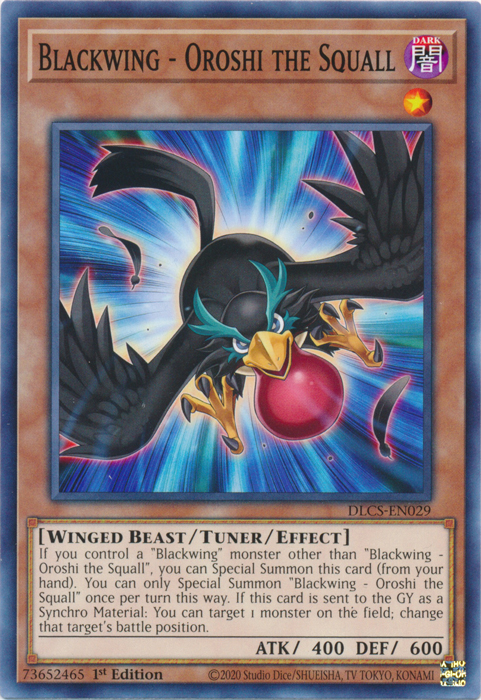 Blackwing - Oroshi the Squall [DLCS-EN029] Common Yu-Gi-Oh!