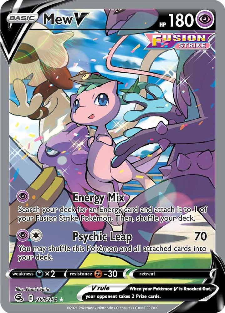 Mew V (251/264) [Sword & Shield: Fusion Strike] Pokémon
